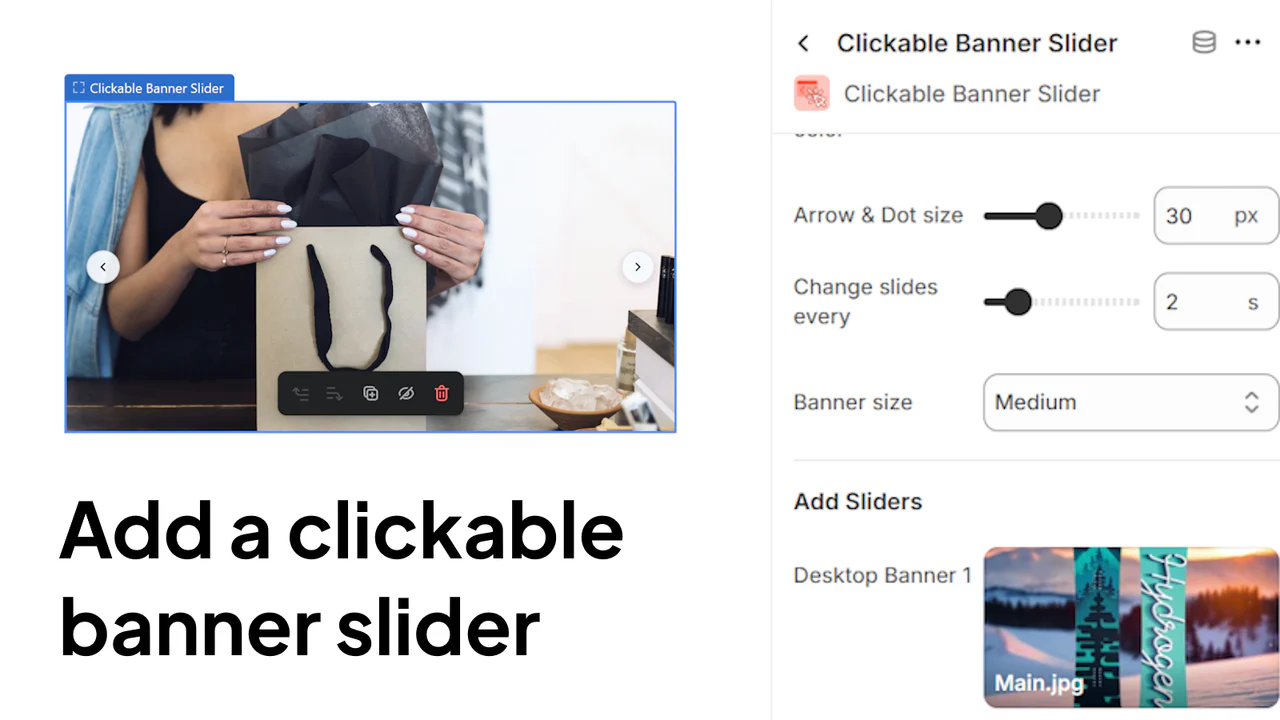 Clickable Banner Slider ‑ CB
