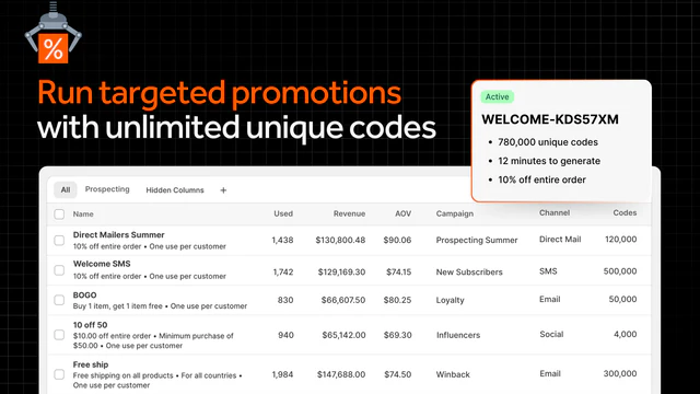 Bulk Discount Code Bot