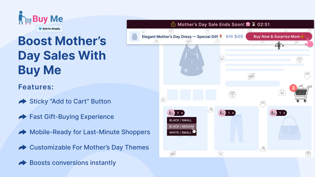 Buy Me ‑ Sticky Buy Button