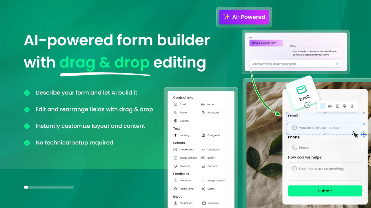 Powerful Contact Form Builder
