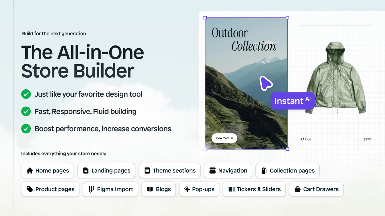 Instant AI Page Builder
