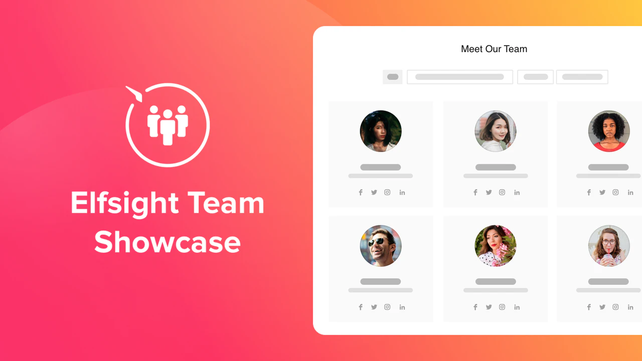 Elfsight Team Showcase のアプリストア画像