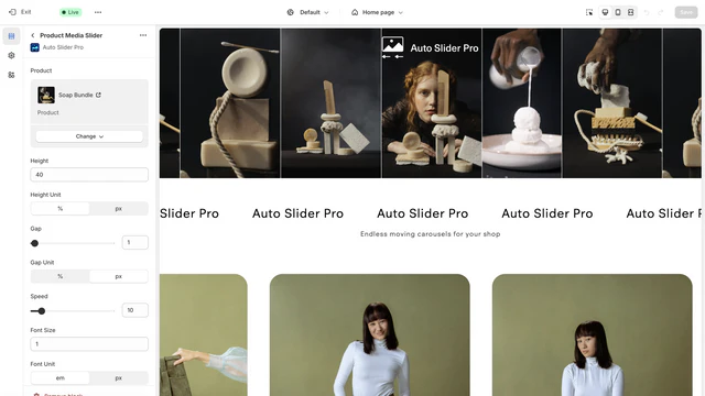 Auto Slider Pro のアプリストア画像