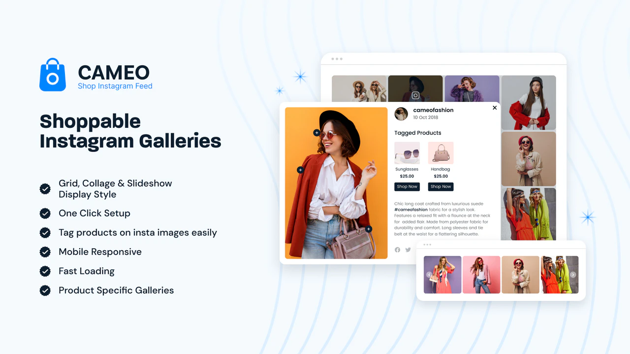 Cameo ‑ Instagram Shop Feed のアプリストア画像