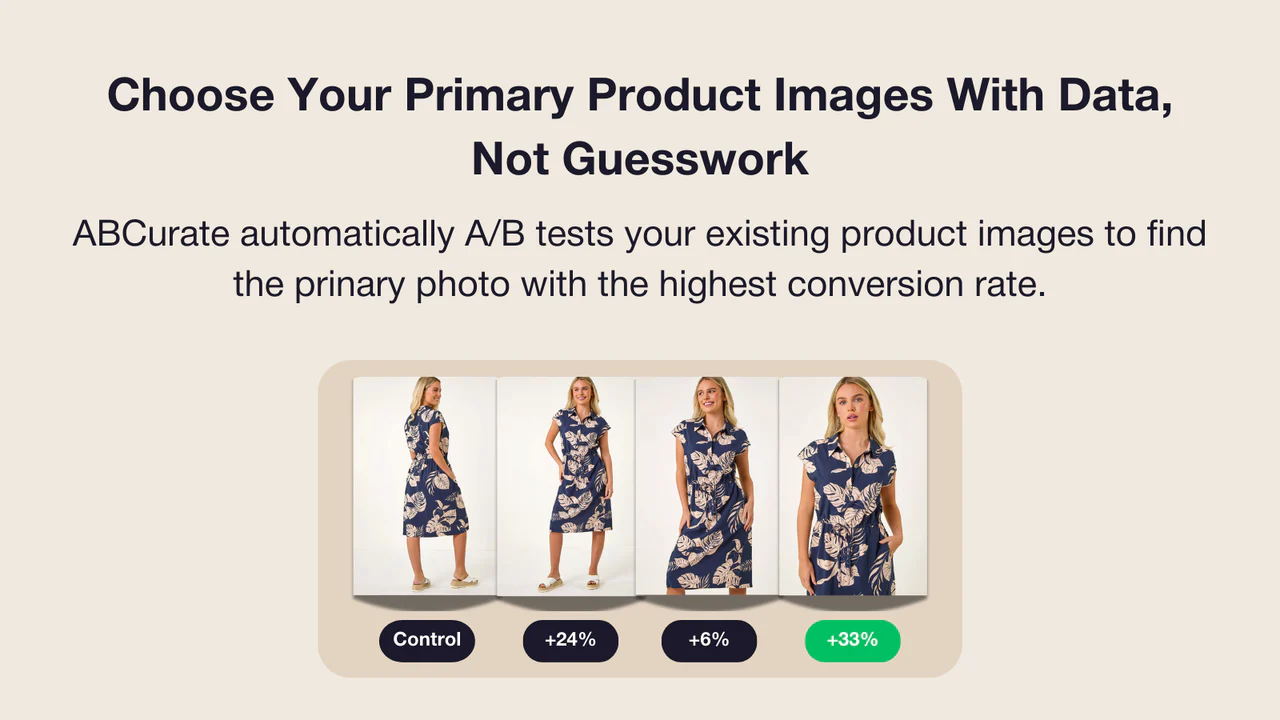 ABCurate ‑ Image AB testing のアプリストア画像