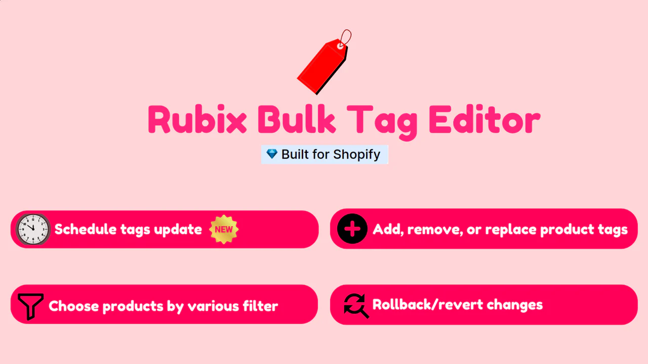RUBIX Bulk Tag Editor