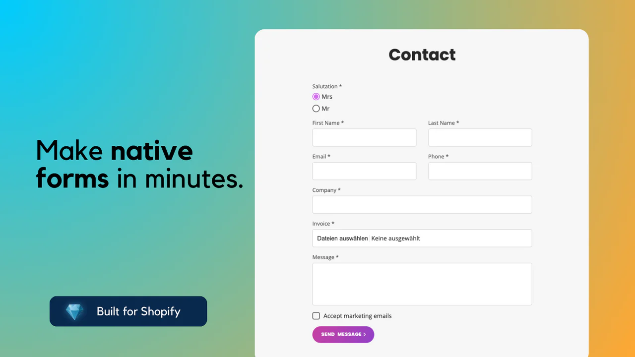 Formful – Contact Form Builder のアプリストア画像