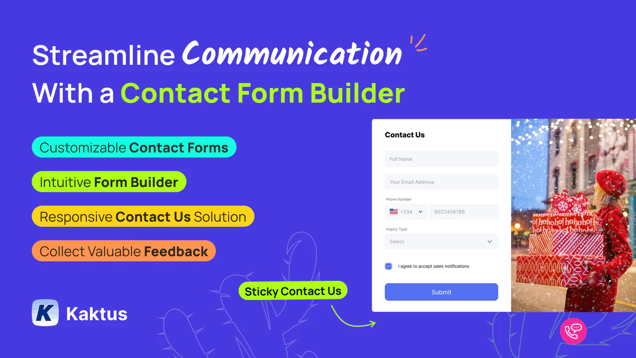K: Contact Form Builder のアプリストア画像