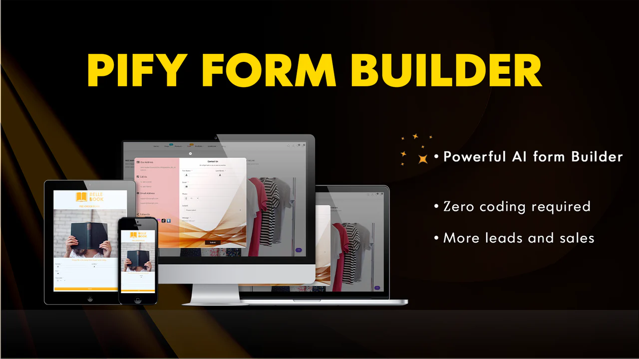 Pify AI Contact Form Builder のアプリストア画像