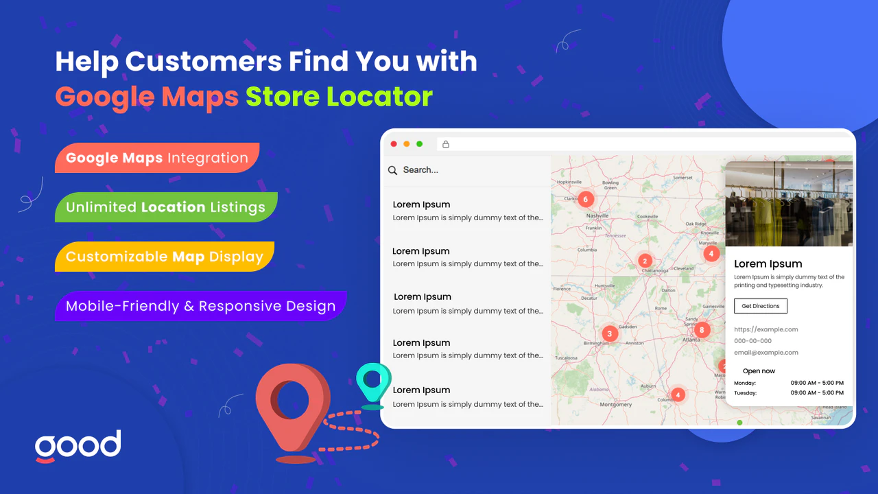 GA: Google Maps+Store Locator のアプリストア画像