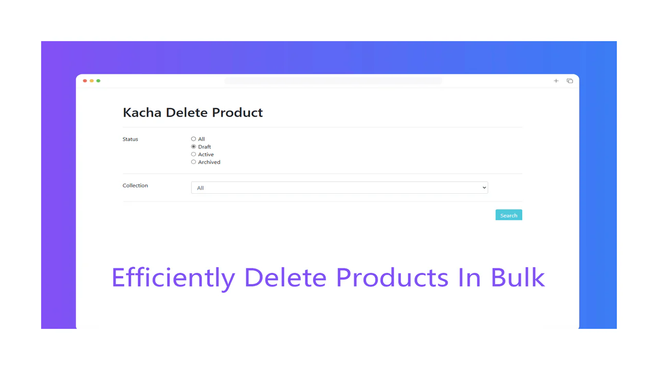 Kacha Delete Products In Bulk のアプリストア画像