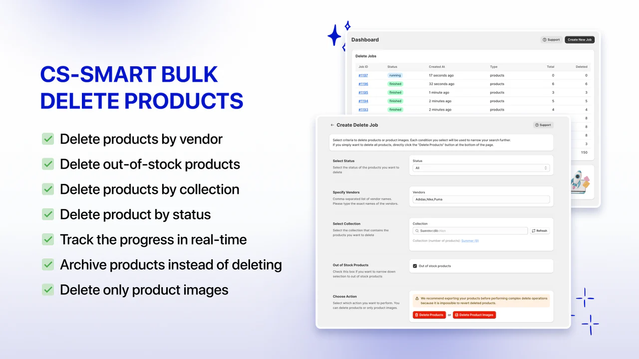 CS ‑ Bulk Delete Products のアプリストア画像