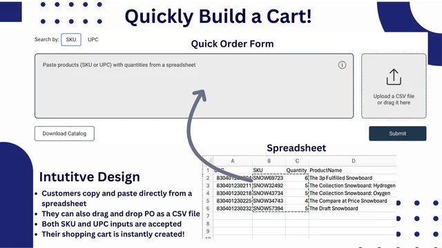 B2B Bulk Order / CSV Upload のアプリストア画像
