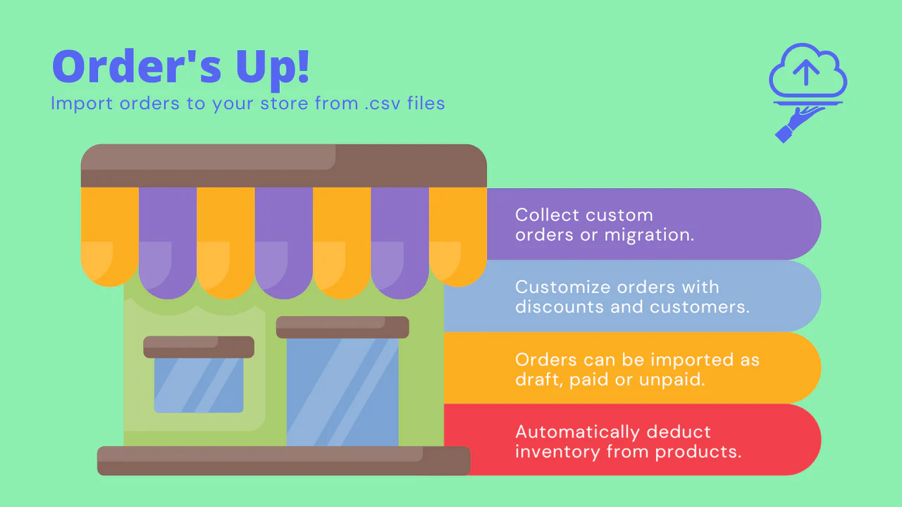 Order's up! CSV Order Importer のアプリストア画像