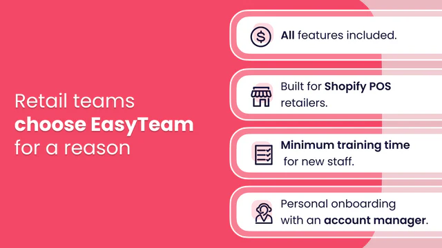 Easyteam for Point of Sale のアプリストア画像