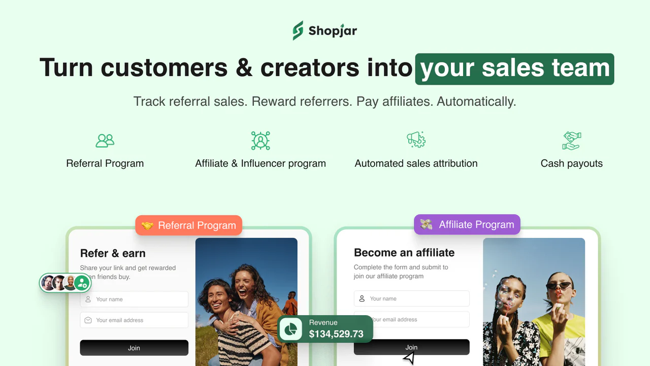 Referral Program ‑ Shopjar