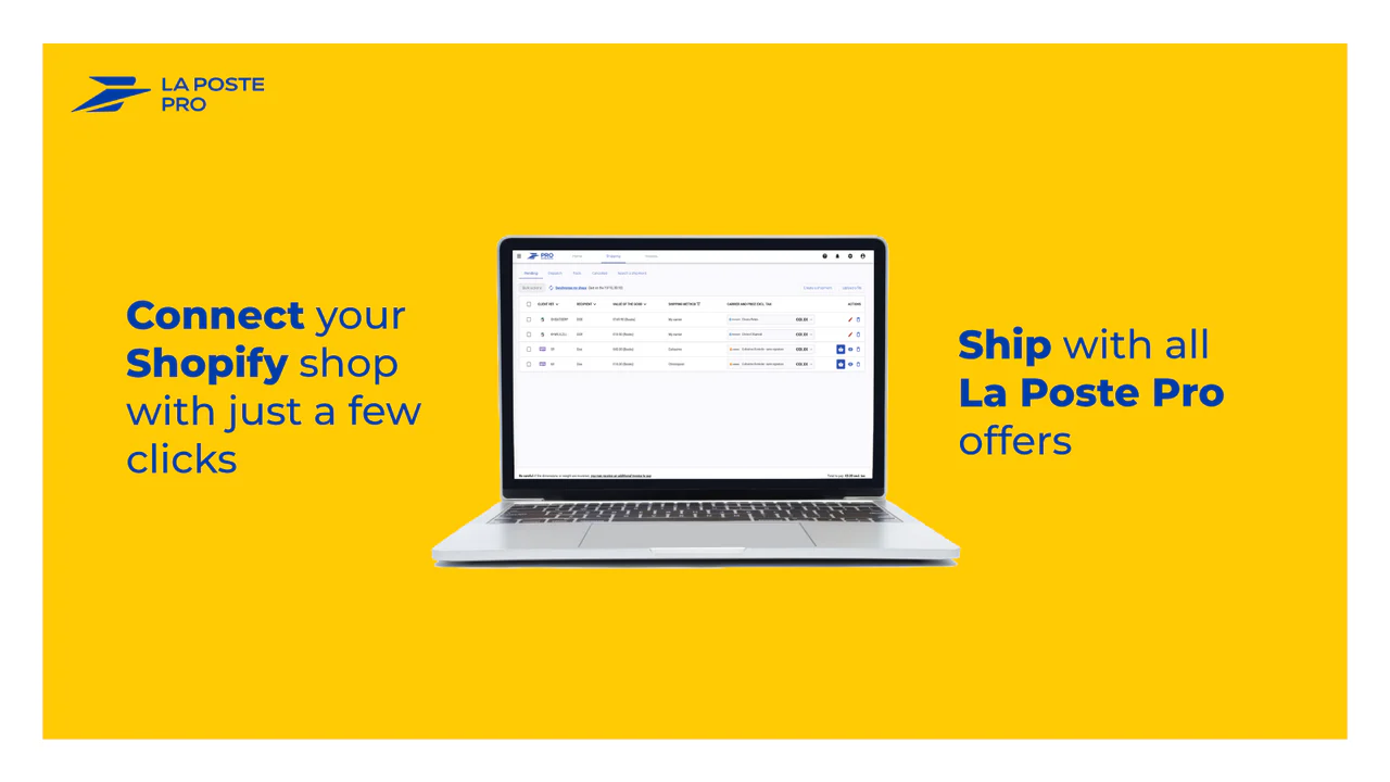 La Poste Pro Expéditionsのアプリ画像