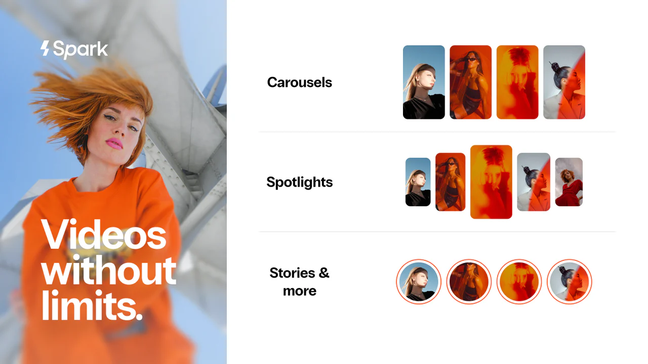 Spark — UGC Video Carousel のアプリストア画像