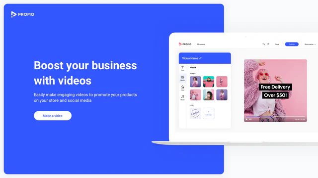 Promo.com ‑ Promo Video Maker のアプリストア画像