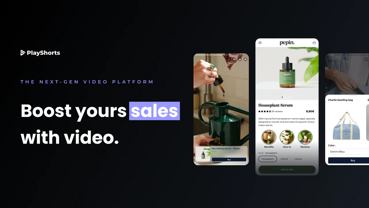 PlayShorts Video Shoppable UGC のアプリストア画像