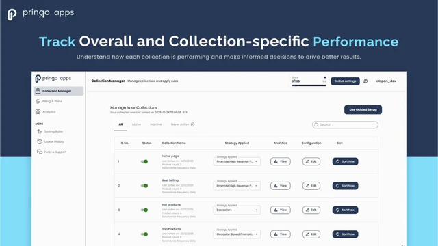 PA: Product & Collection sort のアプリストア画像