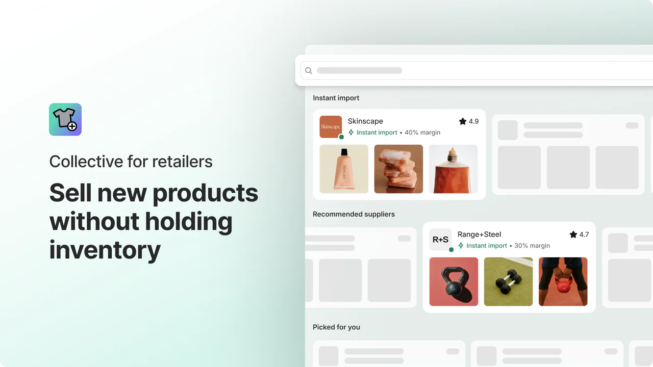 Shopify Collective のアプリ画像