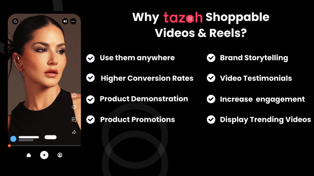 Tazoh Shoppable Videos + Reels のアプリストア画像