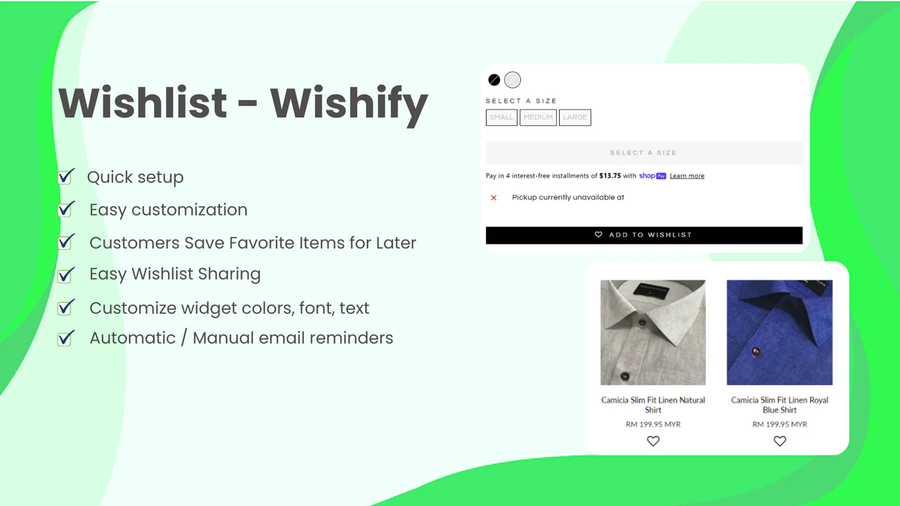 Wishlist ‑ Wishify アプリのアプリストア画像