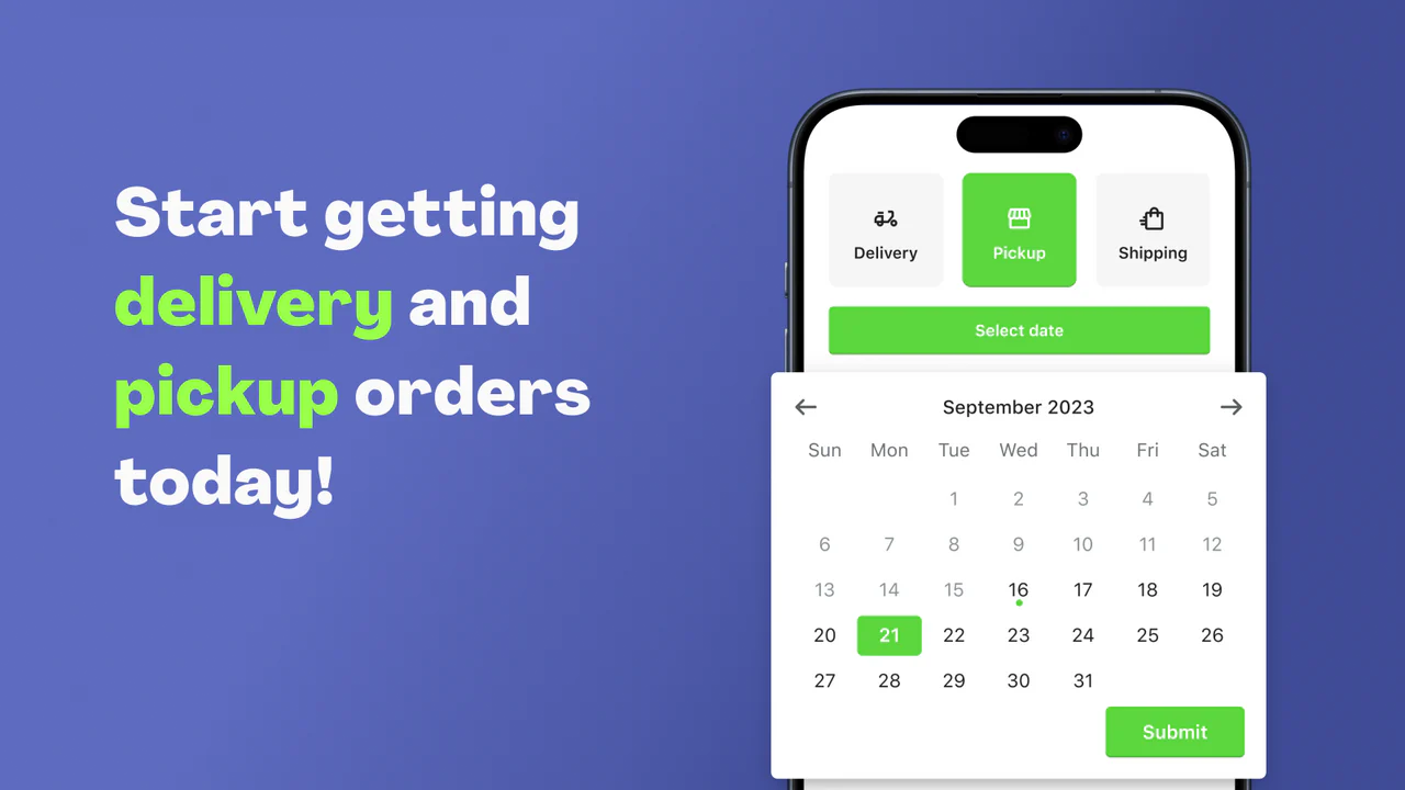 SpurIT Local Delivery Date のアプリ紹介画像